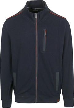 Casa Moda Sweater Vest Zip Navy