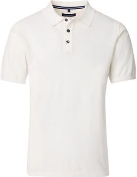 Casa Moda T-shirt Polo Knitted Off White