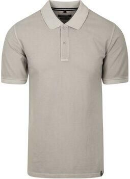 Casa Moda T-shirt Polo Piqué Garment Dye Grijs