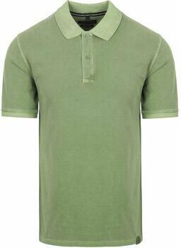 Casa Moda T-shirt Polo Piqué Garment Dye Groen