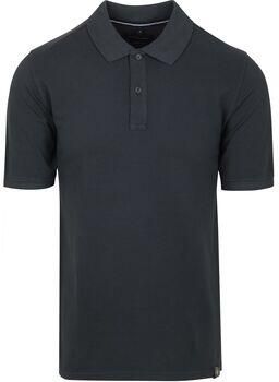 Casa Moda T-shirt Polo Piqué Garment Dye Navy
