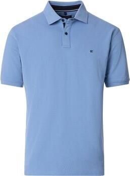 Casa Moda T-shirt Polo Stretch Blauw