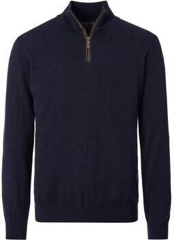 Casa Moda Trui Halfzip Trui Solid Navy