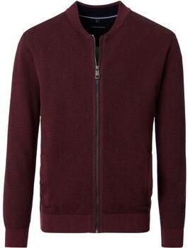 Casa Moda Vest Zip Structure Bordeaux