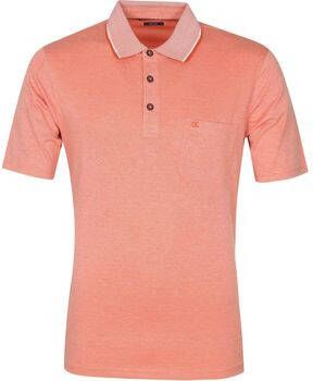 Casa Moda T-shirt Polo Oranje Melange