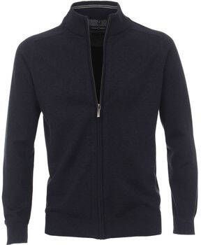 Casa Moda Sweater Vest Zip Donkerblauw