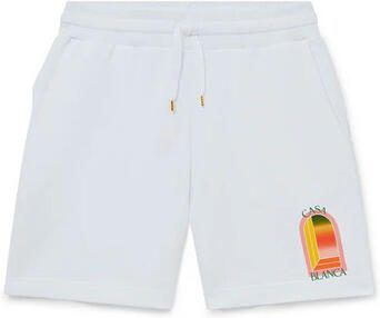 Casablanca Korte Broek SHORT GRADIENT ARCH WHITE