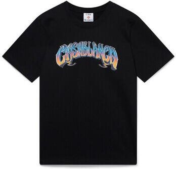 Casablanca T-shirt Korte Mouw HIPPIE T-SHIRT NOIR
