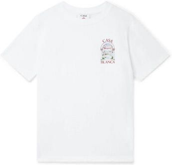 Casablanca Grafisch Print T-shirt met Monogramdetail White Heren - Foto 12