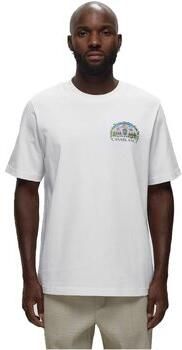 Casablanca Logo-print Biologisch Katoenen T-shirt White Heren