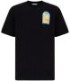Casablanca T-shirt Korte Mouw L'ARCHE DE TENNIS TSHIRT BLACK - Thumbnail 2