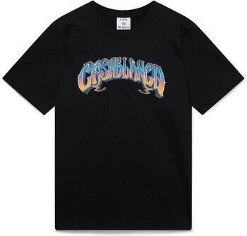 Casablanca T-shirt Korte Mouw HIPPIE T-SHIRT NOIR