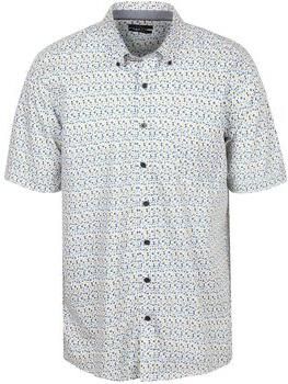 Casamoda Overhemd Korte Mouw Korte Mouwen Overhemd Dots Blauw