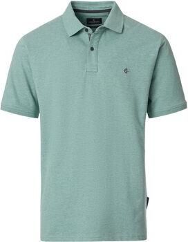 Casamoda Polo Shirt Korte Mouw Polo Stretch Melange Groen