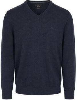 Casamoda Sweater Pullover V-Hals Navy