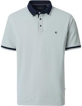 Casamoda T-shirt Polo Piqué Contrast Lichtgroen