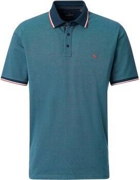 Casamoda T-shirt Polo Piqué Contrast Petrol