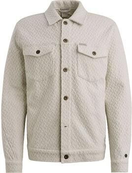 Cast Iron Onderhemd Overshirt Jacquard Ecru