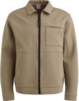 Cast Iron Windjack Overshirt Interlock Sweat Kaki