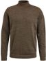 CAST IRON Heren Truien & Vesten Turtleneck Cotton Heather Plated Bruin - Thumbnail 1