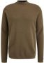 CAST IRON Heren Truien & Vesten Mock Neck Cotton Modal Mockneck Bruin - Thumbnail 1