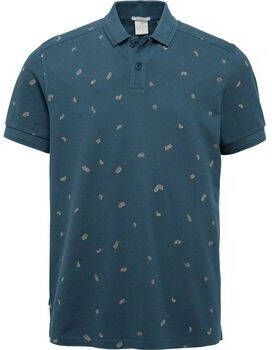 Cast Iron T-shirt Polo Shirt Slate Donkerblauw