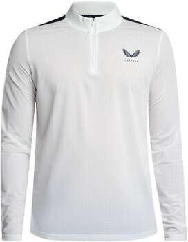 Castore Trainingsjack Actieve mesh top met kwartrits
