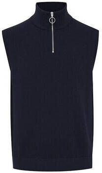 Casual friday Blazer Veste sans manche 1 2 zip maille Klaes