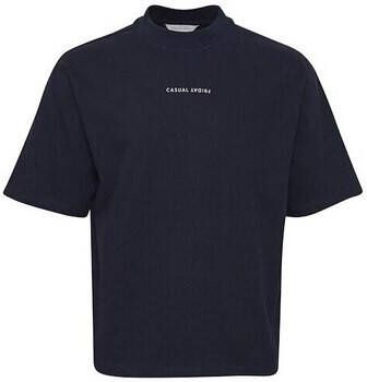 Casual friday T-shirt Korte Mouw T-shirt décontracté logo centré Tue