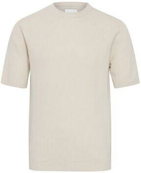 Casual friday T-shirt Korte Mouw T-shirt maille lin mélangé Karl