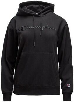 Champion Zwarte hoodie met geborduurd logo Black Dames - Foto 2
