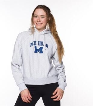 CHAMPION Dames Truien & Vesten Hooded Sweatshirt 115110 Lichtgrijs