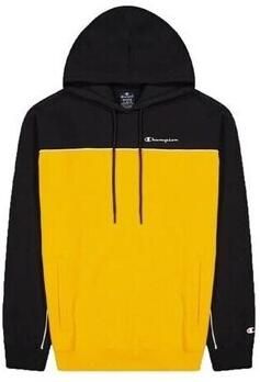 Champion Hoodie met kleurblok en zakken Black Heren
