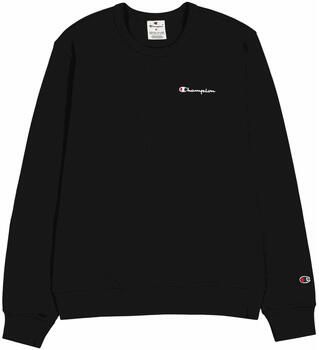 Champion Zwart Geborduurd Logo Crewneck Sweatshirt Black Heren