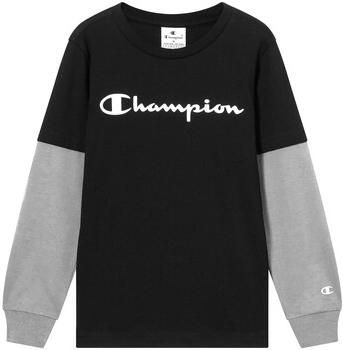 Champion Shirt met lange mouwen en labelprints