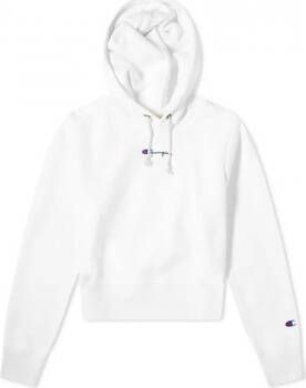 Champion Sweater Reverse Weave Cropped Small Script Logo Hooded Sweatshirt