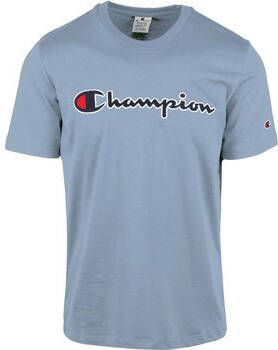 Champion T-shirt T-Shirt Script Logo Blauw