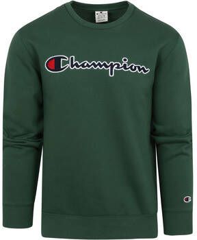 Champion Sweater Script Logo Groen