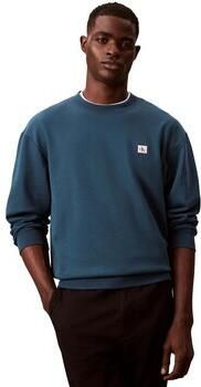 Calvin Klein Jeans Sweatshirt met labeldetail en ronde hals