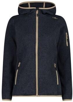 CMP Gebreid fleecejack KNITTED MELANGE HOODY WOMAN HOODY (1 stuk)