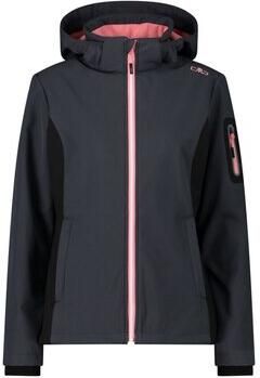 CMP Dames Softshell Jas met Afneembare Capuchon Gray Dames