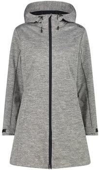 CMP Softshell-jack WOMAN COAT FIX HOOD