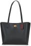 Coach Shoppers & Totes Polished Pebble Leather Willow Tote in zwart - Thumbnail 1