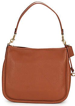 Coach Satchels Soft Pebble Leather Cary Shoulder Bag in bruin