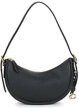 Coach Hobo bags Soft Pebble Leather Luna Shoulder Bag in zwart