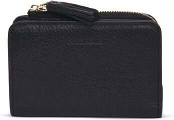 Coccinelle Leren Tassel Ritsportemonnee Muntzakje Black Dames