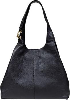 Coccinelle Zwarte Leren Tote Tas Black Dames
