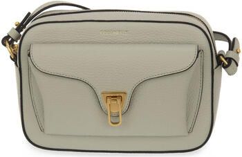 Coccinelle Groene Leren Schoudertas met Verstelbare Band Green Dames