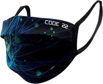 Code 22 Onderhemden Ge gd beschermingsmasker C22 blauw Code22