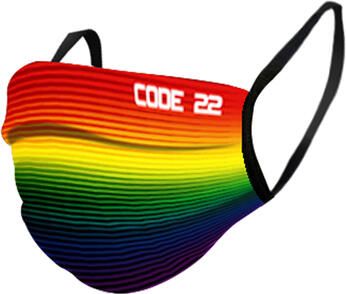 Code 22 Onderhemden Ge gd beschermingsmasker C22 rood Code22
